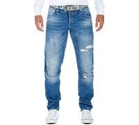 Cipo & Baxx Herren Jeans Hose CDB104BANS Blau W32/L32