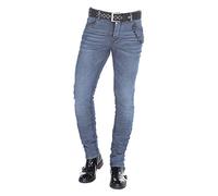 Cipo & Baxx Herren Jeans Hose Denim Used Skinny Fit Basic Pants Regular Jeanshose Schlüsselkette W33 L32 Indigo