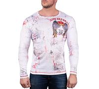 Cipo & Baxx Herren Longsleeve CL497 Weiß M