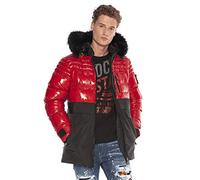 Parka CIPO & BAXX "Jacke", Herren, Gr. M, rot, 100% Polyester, unifarben, regular fit normal, Jacken, im Kontrastdesign (73816833-M) rot
