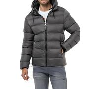 Cipo & Baxx Herren Jacke Steppjacke Kapuzenjacke Basic CM224 Anthracite 3XL