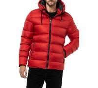 Winterjacke CIPO & BAXX "Jacke", Herren, Gr. S, rot, 100% Polyester, unifarben, casual, regular fit normal, Langarm, Jacken, im Steppdesign (50074413-S) rot