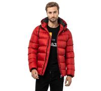 Winterjacke CIPO & BAXX "Jacke", Herren, Gr. 3XL, rot, 100% Polyester, unifarben, regular fit normal, Jacken Winterjacke, im Steppdesign (50074413-XXXL) rot