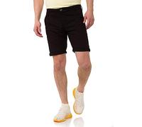 Cipo & Baxx Herren Shorts Chino Bermuda Kurzehose CK272 Schwarz W32
