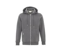 Sweatjacke CIPO & BAXX "Jacken", Herren, Gr. S, grau (anthrazit), 70% Baumwolle, 30% Polyester, unifarben, Basic, regular fit normal, Rippbündchen, Sweatjacken Sweatjacke, mit Kapuze, CL556 (30236604-