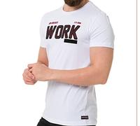 Cipo & Baxx Herren T-Shirt Design Shirt Kurzarm Freizeitshirt Baumwolle Rundhalskragen CT734 Weiß L