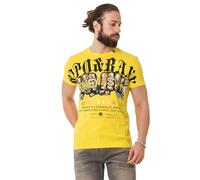 Cipo & Baxx Herren T-Shirt Freizeit Sommer T-Shirt