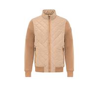 Cipo & Baxx Herren Übergangsjacke Steppjacke Sweat Rautenmuster Jacke CJ295 Beige XL