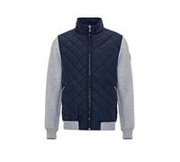 Outdoorjacke CIPO & BAXX "Jacke", Herren, Gr. XXL, navyblau, Stoff, 70% Baumwolle, 30% Polyester, gemustert, regular fit normal, Manschette, Jacken Outdoorjacke, mit Sweatärmeln (56101931-XXL) navybla