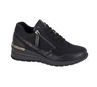 Cipriata - Damen Sneaker Ada Glamour (39,5 EU) (Schwarz)