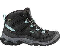 KEEN Damen Trekkingstiefel Circadia Mid Polar W (1026760) Schwarz/Cloud Blue Größe 37,5 EU