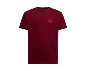 Circle Logo T-Shirt M - Herren Kletter-T-Shirt - La Sportiva B46R24-Night Sky/Mountain Red L