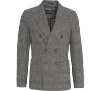 CIRCOLO 1901 - Glencheck double-breasted blazer - Größe 50 - schwarz