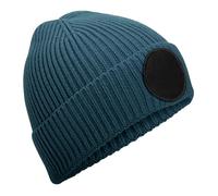 Beechfield Beanie Circular Fashion Patch 1-lagig gestrickt