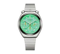 Citizen Herrenuhr Chronograph Stahl/Mintfarben LE AN3660-73X