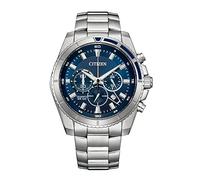 Citizen Uhren AN8201-57L Herrenuhr Chronograph Stahl/Blau