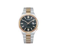 Citizen Analoge Herren-Armbanduhr mit grauem Zifferblatt - NJ0154-80H - mechanisch