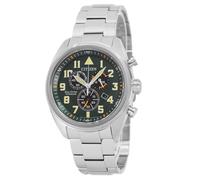 Citizen AT2480-81X Super Titanium 2440 Chrono Eco-Drive green