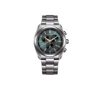 Citizen Eco-Drive Herren-Chronograph Solaruhr Titan/Grün AT2590-59X