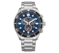Citizen AT2560-84L Eco-Drive Herren-Chronograph Stahl/Blau
