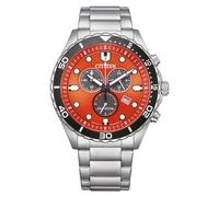 Citizen Herrenuhr AT2560-84X Eco-Drive Chronograph Stahl/Orange