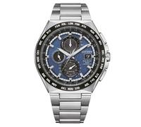 CITIZEN Titan Herrenuhr Eco-Drive Solar Funk Chronograph mit Titan Gliederband AT8238-84L