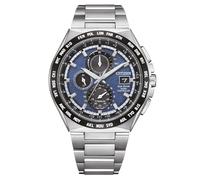 CITIZEN Titan Herrenuhr Eco-Drive Solar Funk Chronograph mit Titan Gliederband AT8238-84L