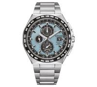CITIZEN Titan Herrenuhr Eco-Drive Solar Funk Chronograph mit Titan Gliederband AT8238-84M