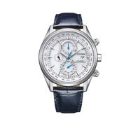 Citizen Uhren AT8260-18A Eco-Drive Solar Funk-Armbanduhr für Herren mit Lederband