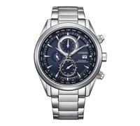 Citizen AT8260-85L Eco-Drive Solar Funk Herrenuhr Chronograph dunkelblau Ø43mm