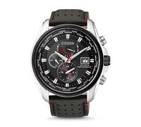 CITIZEN Funksolaruhr Eco-Drive Elegant AT9036-08E schwarz, silber