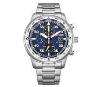 CITIZEN Aviator CA0880-58L Herren-Armbanduhr Crono blau Edelstahl