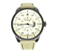 Citizen Aviator Eco Drive AW1365-19P Herren-Armbanduhr, Beige/Beige, Schmuck