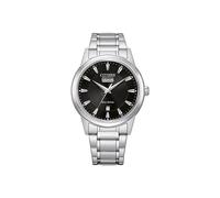 Citizen Herren Eco-Drive Solar Armband-Uhr aus Edelstahl mit Edelstahl Band - Sports - AW0100-86EE