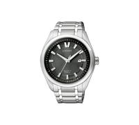 CITIZEN Herren Analog Quarz Uhr mit Titan Armband AW1240-57E, Schwarz