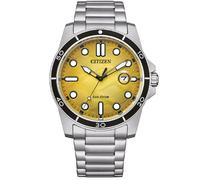 Citizen AW1816-89X Eco-Drive Solaruhr für Herren Stahl/Gelb