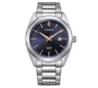 Citizen Analog gelbes Zifferblatt Herrenuhr, Grau, Japanisch