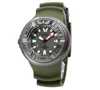 Citizen Herren Eco-Drive Solar Armband-Uhr aus Edelstahl mit Kautschuk Band - Promaster Marine Diver - BJ8057-17X