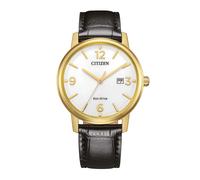 Citizen BM6756-01A Eco-Drive Solar Herrenuhr / Unisex gelbgoldfarben weiß flach Ø40mm