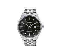 Citizen Herren Analog Quarz Uhr mit Edelstahl Armband BM7251-88E, Schwarz