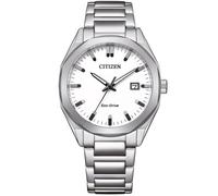Citizen BM7620-83A Eco-Drive Solar Herrenuhr Stahl/Weiß