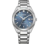 Citizen BM7620-83M Eco-Drive Herrenuhr Solaruhr Edelstahl Silberfarben Blaues Zifferblatt 38 mm 10 ATM