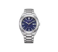 Citizen Herrenuhr, Blau, 41 mm, BM7631-52L | Analog Quartz, Kristallglas, 10 bar Wasserdicht, 180 Tage Gangreserve, Datum, Edelstahlband
