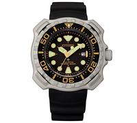 Citizen Herren Eco-Drive Solar Armband-Uhr aus Titan mit Kautschuk Band - Promaster Marine - BN0220-16E