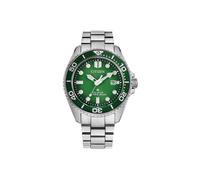 Citizen Herrenuhr Promaster Eco-Drive Diver BN0269-50W 40,55 mm 20 bar Stahl/Grün
