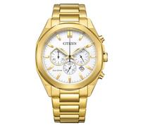 Chronograph CITIZEN "CA4592-85A" Armbanduhren goldfarben Herren Uhren Solar (85470641-0)