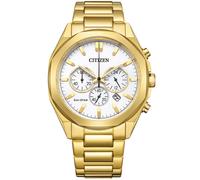 Chronograph CITIZEN "CA4592-85A" Armbanduhren goldfarben Herren Uhren Solar (85470641-0)