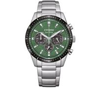 Citizen CA4624-56X Eco-Drive Chronograph Herrenuhr Stahl/Grün