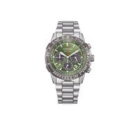 Citizen CA4664-60W Eco-Drive Herrenuhr Chronograph Stahl/Grün