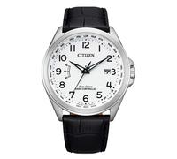 Citizen CB0250-17A ECO-Drive Solar-Funk-Herrenuhr Saphirglas 100m Weiß Lederband